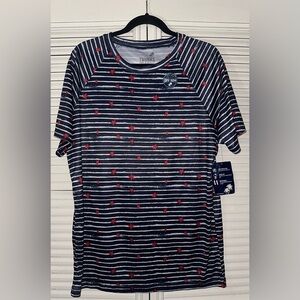 Trunks‎ Surf & Swin Co UPF 50+ Stars & Stripes Swim Tee Rash Guard Size L